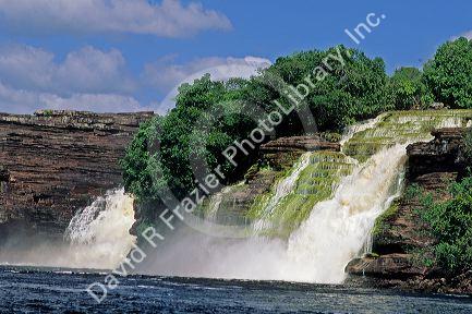 Hocha Falls near Angel Falls in Venezuela.
