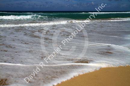 Polihale Beach and State Park located on the western side of the island of Kauai, Hawaii, USA.