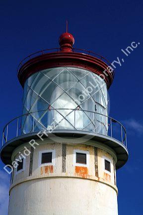 Kilauea Lighhouse located on Kilauea Point on the island of Kauai, Hawaii, USA.