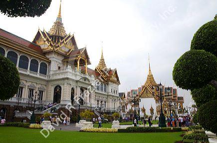 Charkri Mahaprasat hall at The Grand Palace in Bangkok, Thailand.