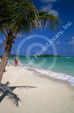 The Gulf of Thailand at Chaweng beach on the island of Ko Samui, Thailand.