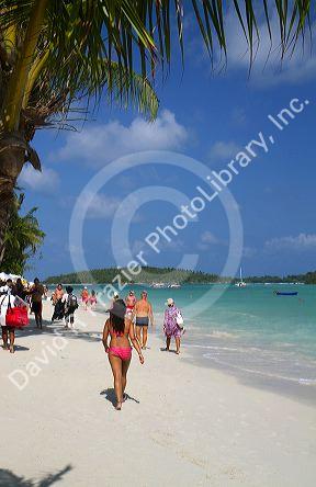 The Gulf of Thailand at Chaweng beach on the island of Ko Samui, Thailand.