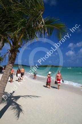 The Gulf of Thailand at Chaweng beach on the island of Ko Samui, Thailand.