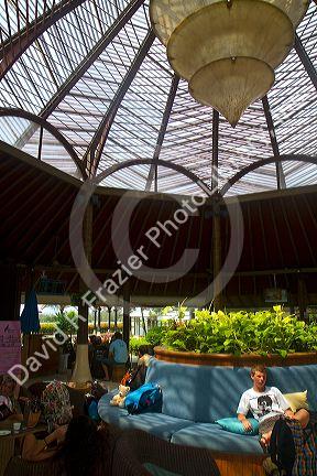 Ko Samui International Airport near Chaweng on the island of Ko Samui, Thailand.