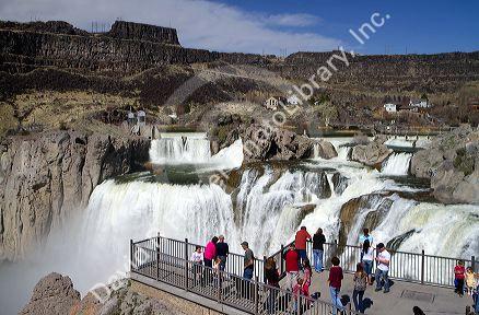 Shoshone Falls is a waterfall located on the Snake River in Twin Falls County, Idaho, USA.