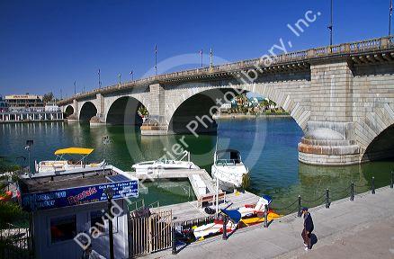 The London Bridge at Lake Havasu City, Arizona, USA.