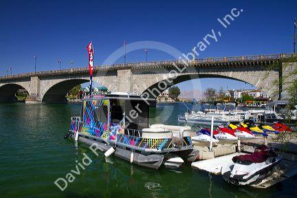 The London Bridge at Lake Havasu City, Arizona, USA.