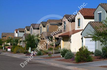 Red Rock Village housing development in Pinal County, Arizona, USA.