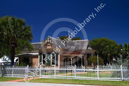 The Simon Gugenheim House built in 1905 located in Heritage Park, Corpus Christi, Texas, USA.