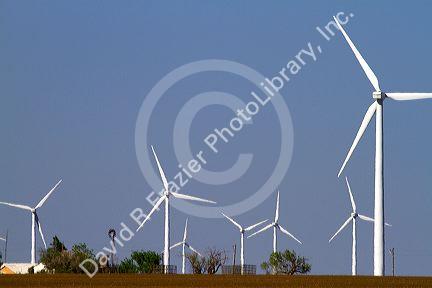 Pyron Wind Farm located near the town of Hermleigh, Texas, USA.