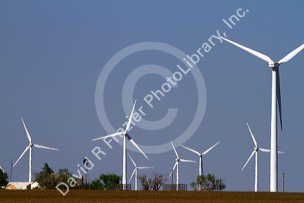 Pyron Wind Farm located near the town of Hermleigh, Texas, USA.