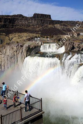 Shoshone Falls is a waterfall located on the Snake River in Twin Falls County, Idaho, USA.