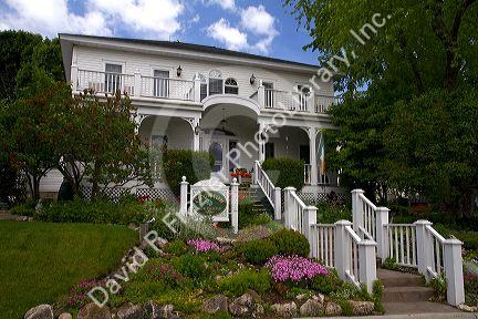 Cloghaun Bed & Breakfast located on Market Street on Mackinac Island located in Lake Huron, Michigan, USA.