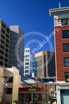 Buildings in downtown Boise, Idaho, USA.