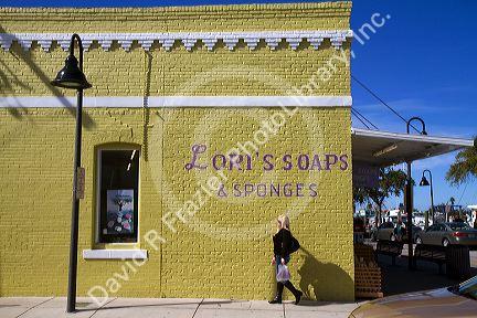 Lori's Soap and Sponge store in Tarpon Springs, Florida, USA.