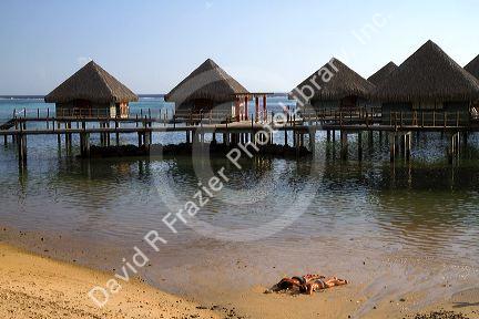 Meridien Hotel on the island of Tahiti, French Polynesia.