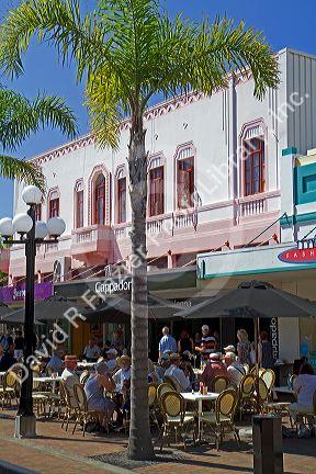 Art deco building at Napier in the Hawke's Bay Region, North Island, New Zealand.