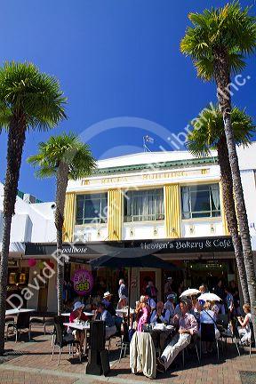 Art deco building at Napier in the Hawke's Bay Region, North Island, New Zealand.