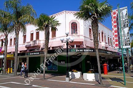 Art deco building at Napier in the Hawke's Bay Region, North Island, New Zealand.