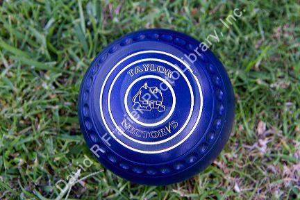 A lawn bowl at Waitangi in the Bay of Islands, North Island, New Zealand.