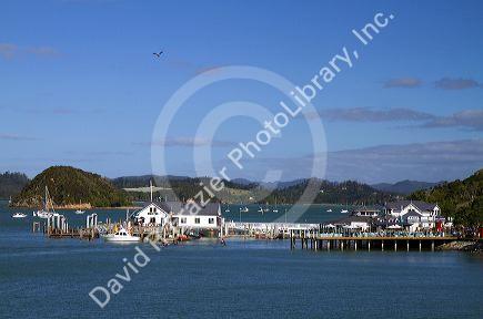 Bay of Islands at the town of Paihia, North Island, New Zealand.