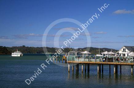 Bay of Islands at the town of Paihia, North Island, New Zealand.