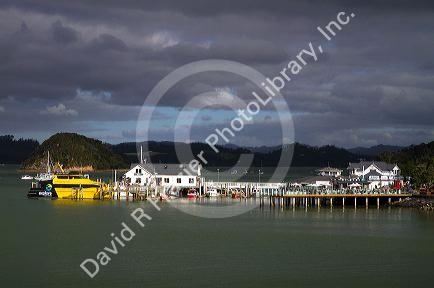 Bay of Islands at the town of Paihia, North Island, New Zealand.