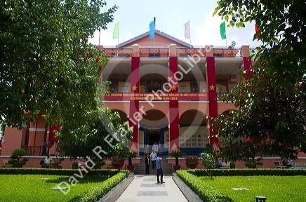 Ho Chi Minh Museum located in a building nicknamed the 