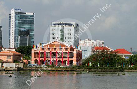 Ho Chi Minh Museum located in a building nicknamed the 