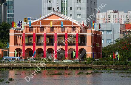 Ho Chi Minh Museum located in a building nicknamed the 