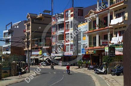 Street scene at Da Lat, Vietnam.