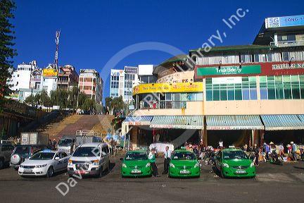 Street scene in Da Lat, Vietnam.