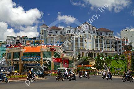 City scenic of Da Lat, Vietnam.