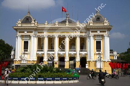 The Hanoi Opera House in Hanoi, Vietnam.