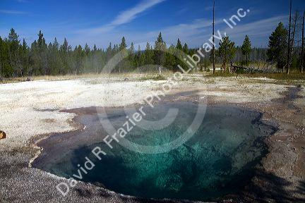 Firehole Spring is a hydrothermal feature in Yellowstone National Park, Wyoming, USA.