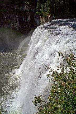 Upper Mesa Falls located on the Henrys Fork in Fremont County, Idaho, USA.