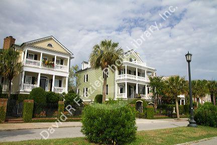 Antebellum homes in Charleston, South Carolina, USA.