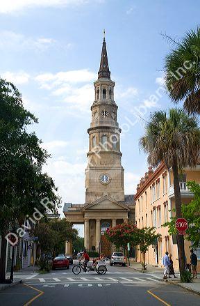 St. Philip's Episcopal Church in Charleston, South Carolina, USA.