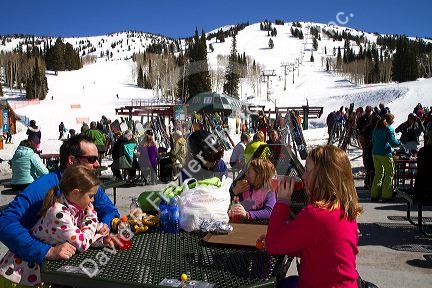 Grand Targhee Resort located in the Caribou-Targhee National Forest in Alta, Wyoming, USA.