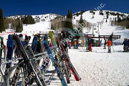 Grand Targhee Resort located in the Caribou-Targhee National Forest in Alta, Wyoming, USA.