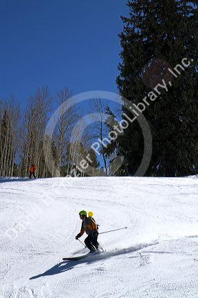 Grand Targhee Resort located in the Caribou-Targhee National Forest in Alta, Wyoming, USA.