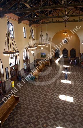 Interior of the Boise Depot located in Boise, Idaho, USA.