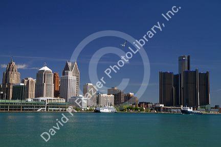Detroit International Riverfront, Michigan, USA.