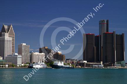 Detroit International Riverfront, Michigan, USA.