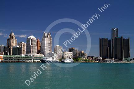 Detroit International Riverfront, Michigan, USA.