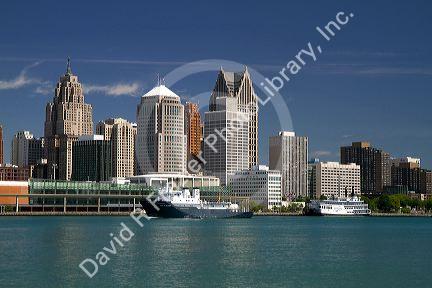 Detroit International Riverfront, Michigan, USA.