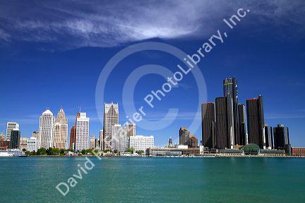 Detroit International Riverfront, Michigan, USA.