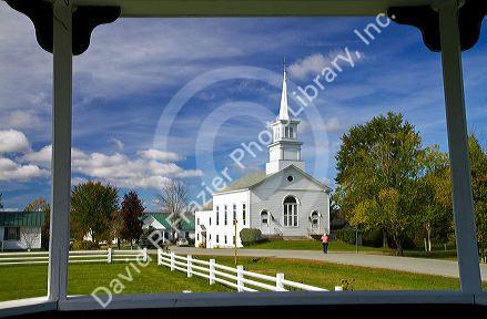 The United Church of Craftsbury, Vermont, USA.