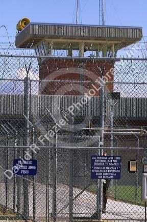 Exterior of the Idaho State Correctional Facility in Boise.