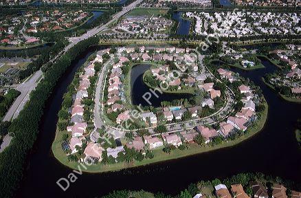 Housing and subdivisions in the northwest section of Miami called Westin, Florida.